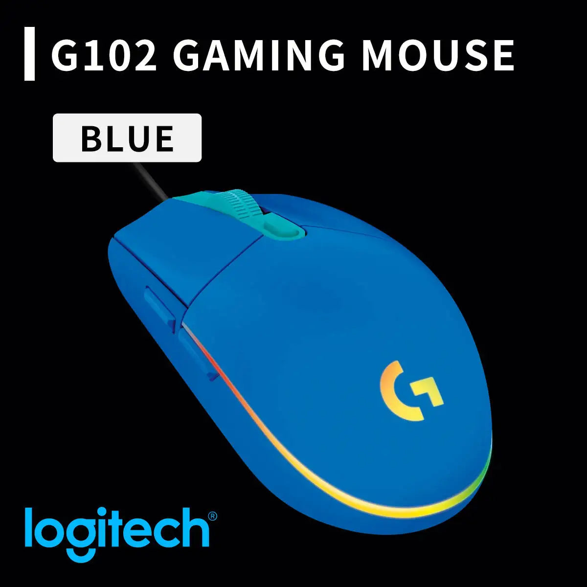 Logitech G402 Hyperion Fury, Wired Gaming Mouse with 4000 DPI, Perfect for FPS & RPG Games G102/G203/M100R