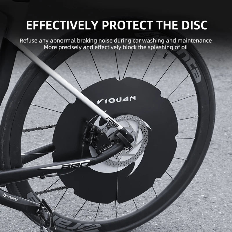 Anti-fouling Motorcycle Washing Disc Brake Cleaning Protection Cover Ultralight Bicycle Washing Disc Guard Bike Accessories