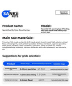 SANKii Floating Micro Pellets for Medaka, High Protein Food to Enhance Color for Viewing from Above - For Fry & Adult