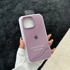 Luxury Liquid SIilicone Solid Candy Color Phone Case for Apple iPhone 17 Pro 16 15 14 13 18 Pro Max Shockproof Cover with Logo