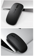 Wireless Mouse Dual Modes Bluetooth-compatibl 2.4G Portable Office Mouse for Laptop Notebook PC MacBook Battery Gaming Mouse