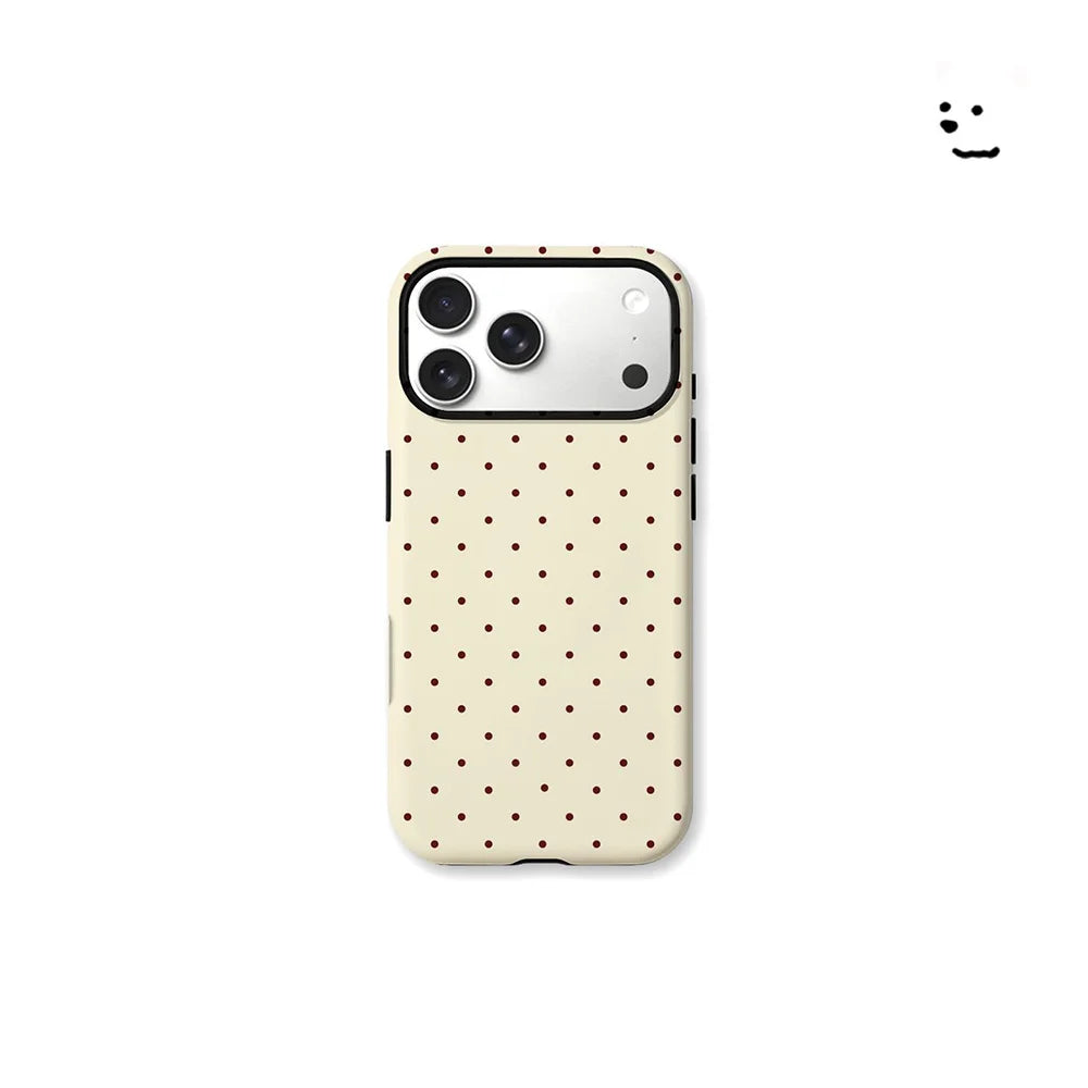 New Wave Point Fashion Phone Case for iPhone 17 16 15 14 13 12 11 X XS XR XSMAX 7 8 Air Pro Max Plus Luxury Double-layer Cover