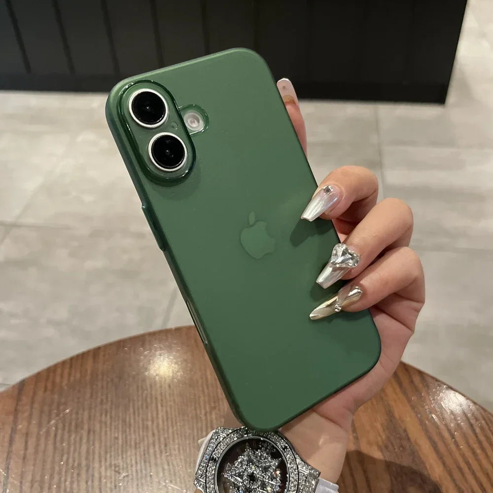 Ultra Thin PP Case For iPhone 18 17 16 15 14 13 12 11 Pro Max 16 15 Plus Matte Cover For iPhone 18Pro Slim Clear Shockproof Case
