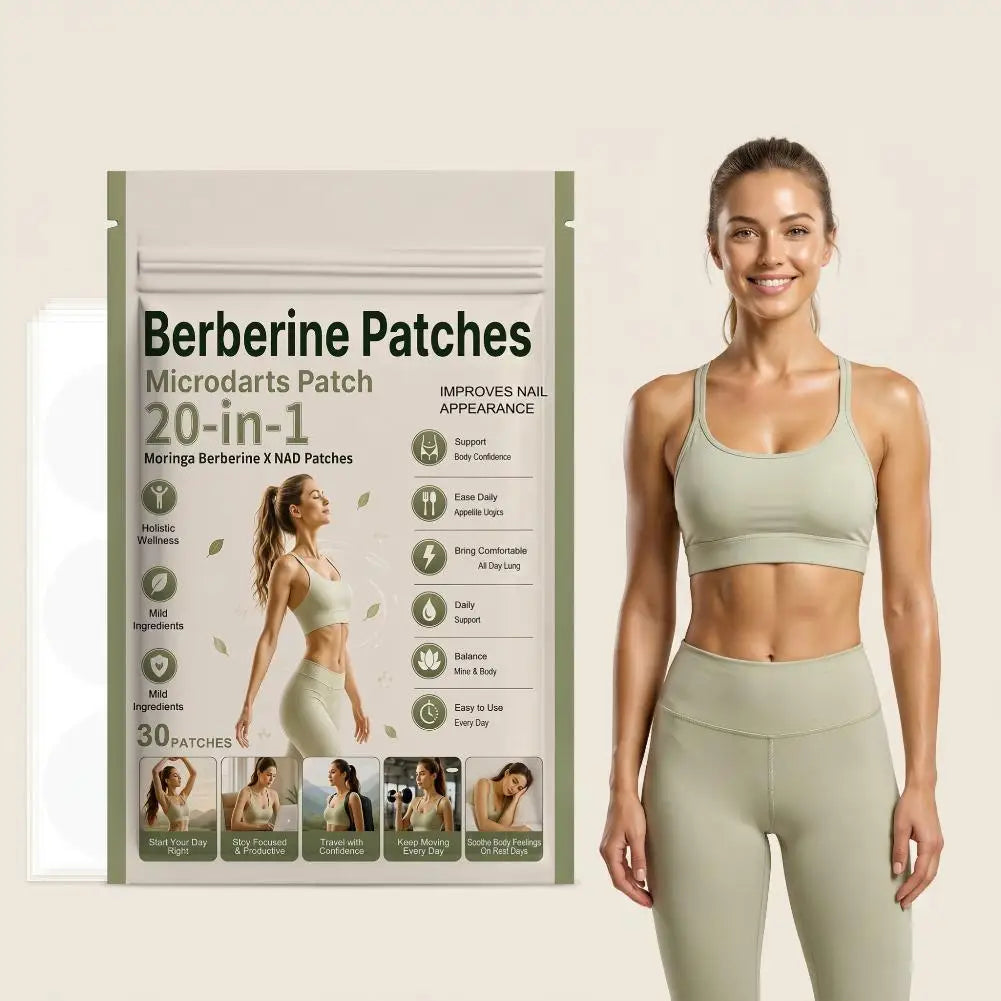 Moringa X NAD Patches Berberine Support Patch Skin Friendly Daily Wellness Body Care Patches