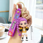 2026 K-pop Idol Group Keychain Rumi Mira Zoey Anime Figure Keyrings PVC Backpack Pendant Birthday Chiritmas Gift Party Favors 키링