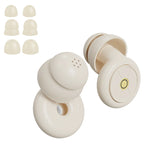 Ear Plugs for Sleeping Noise Cancelling 50dB, Reusable Silicone Earplugs Strong Sound Insulation, Multiple Sizes of Ear Caps