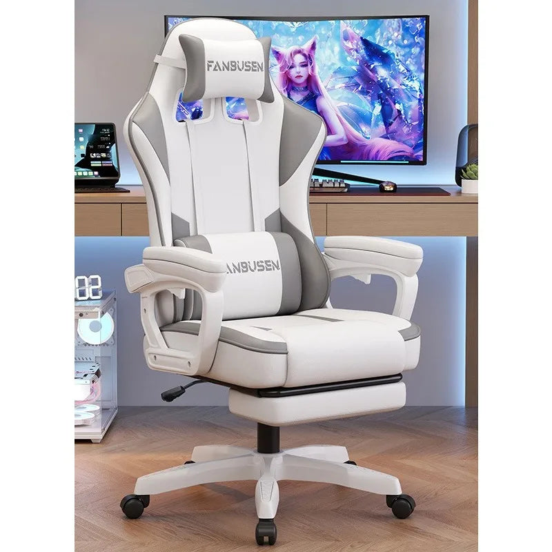 Gaming Chair Computer Chair GamingChair Ergonomic Dormitory Lifting Modern Simple Office Gaming Chair