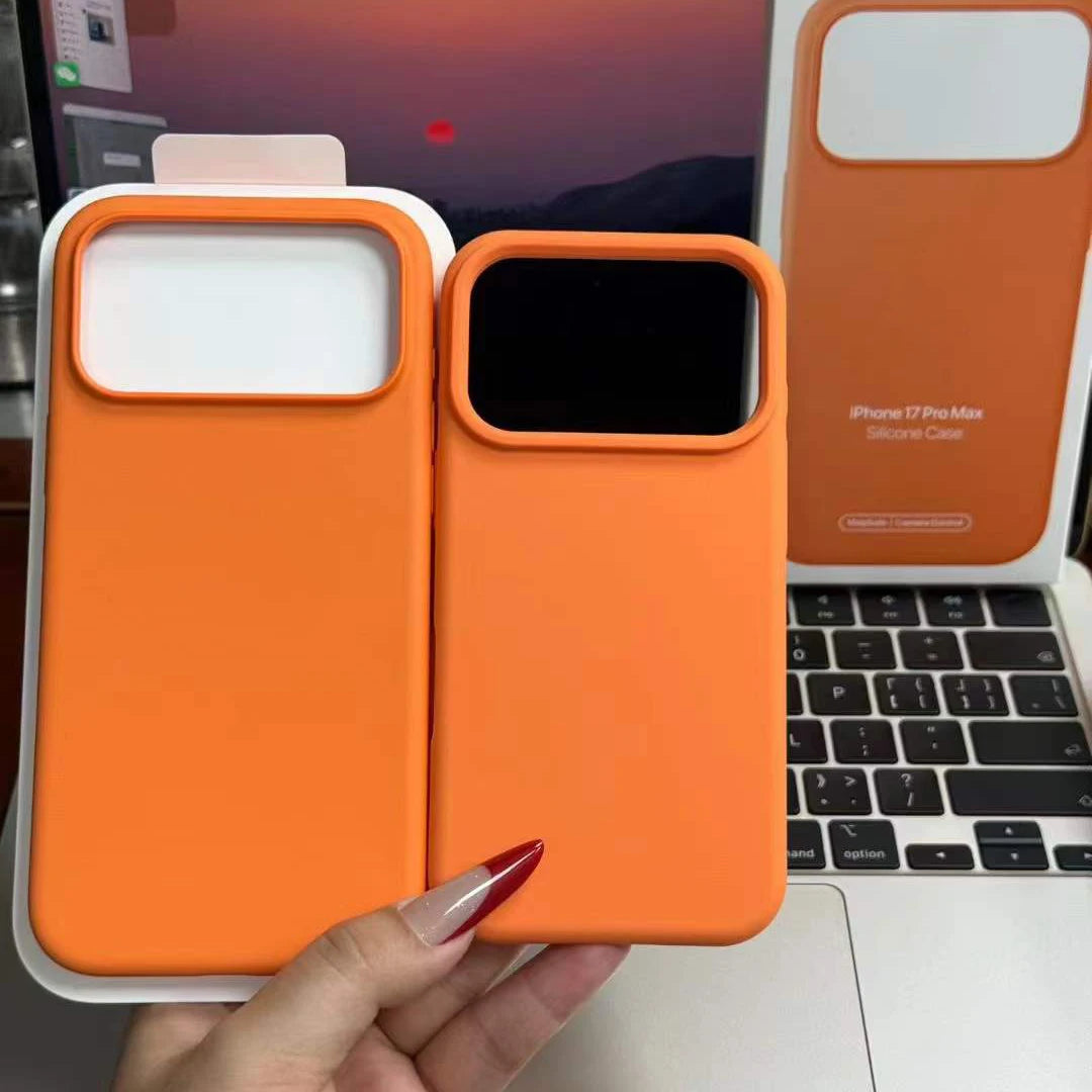 For iPhone 18 17 Pro Max Case Original Liquid Silicone Phone Cases For iPhone 17 17Pro 17 Pro Max Skin Smooth Soft Bumper Cover
