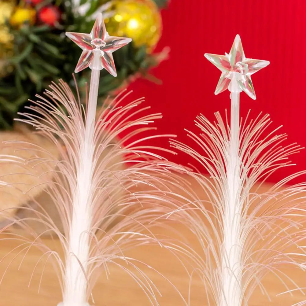 Tree Light Christmas Fiber Optic Lights Tree Fiber USB Fiber Optic Christmas Tree Mini LED Light Decorations