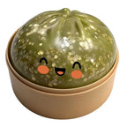 Premium Squishy Steamed Bun Dumpling Toy Slow Rising Glitter Stress Relief Ball Soft Stretchy Fidget Desk Toy Home Office Decor