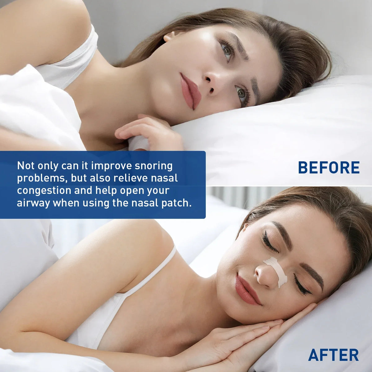 Extra Strength Sport Nasal Strips 30/90/150/300 PCS Breathable Anti-Snoring Non-Invasive Sleep Aid for Adults And Children