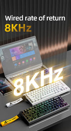 ATTACK SHARK X68HE X68PRO HE Magnetic Axis Gaming Keyboard Wired 8K Return Rate 5000mAh Battery Web Driver PBT Keycaps Esports