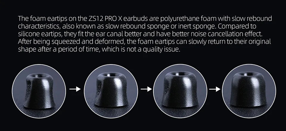 KZ ZS12 Pro X Metal Hybrid Earphones with Adjustable Bass Tuning