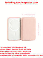 Magsafe Battery Pack Phone Case, Black, Pink, Transparent White/3-Pack |   Compatible with Magsafe Battery Pack, Ultra-Thin Tpu, Shockproof, Ultra-Thin Scratch-Resistant, Protective Bumper Case - Battery Not Included