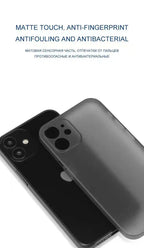 0.2MM Ultra Thin Case For iphone 13 14 15 Pro Max 12 Mini 11 X XR XS Max Cover For iphone SE 2020 2022 7 6 8 Plus Hard PC Case