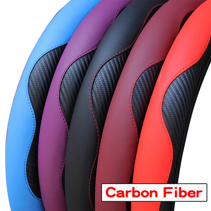 Carbon Fiber Steering Wheel Cover – 14.5–15"