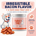 Dog Probiotic Soft Granules with Turkey Tail Mushroom&Vitamin Bacon Flavor Digestive Supplement Gut Health Daily Pet Nutrition