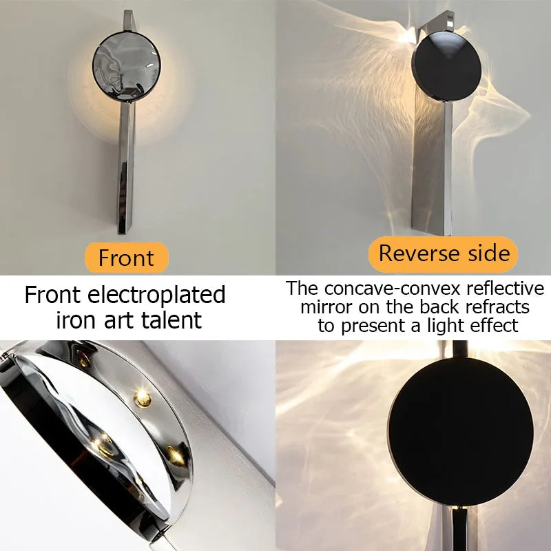 Rotatable LED Wall Sconce – Stainless Steel
