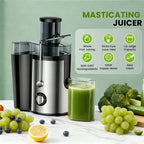 Multi Functional Juicer, Juicer, Suitable for Vegetables and Fruits - Wide Inlet for Easy Juice Extraction,3-Speed Setting, Easy to Clean, BPA Free, High Juice Yield, Fast Juicing Speed, Ideal Choice for Healthy Living and de