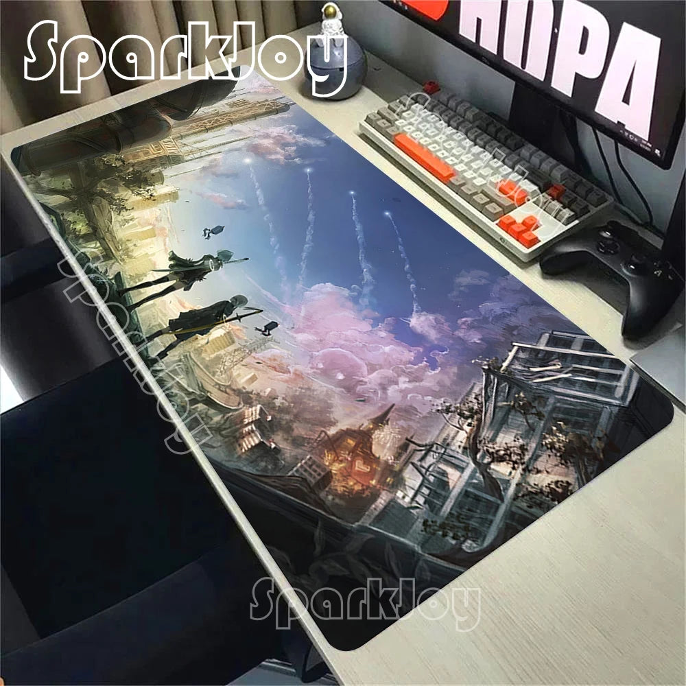 NieR Automata Kawaii Mouse Pad Gaming Accessories Keyboard Desk Mat Computer Deskmat Pc Gamer Mats Anime Sexy Girl Mousepad Xxl