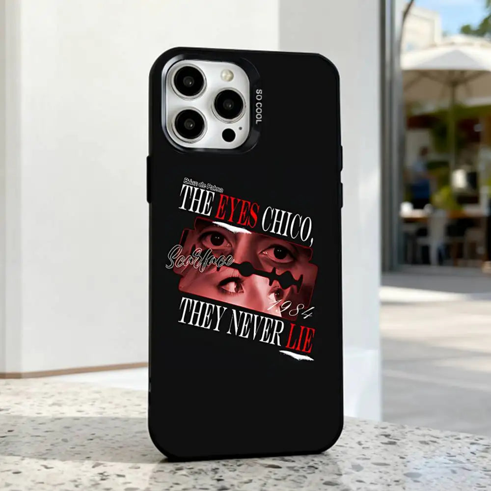 Scarfaces The World Is Yours Phone Case For iPhone 17,16,15,14,13,12,11,Pro,Max,Plus,E,Air,Mini Anti Fall Black  Bumper