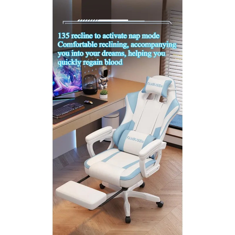 Gaming Chair Computer Chair GamingChair Ergonomic Dormitory Lifting Modern Simple Office Gaming Chair