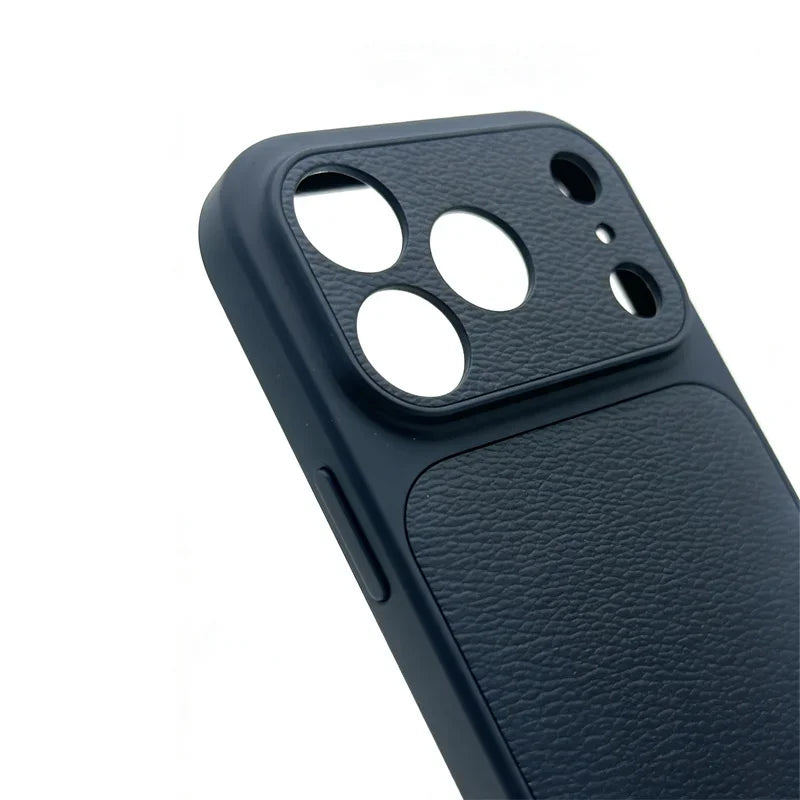 Personalise Gold Silver Initials Letter Leather Case For iPhone 15 14 13 17 Pro Max 14 16 Plus 17 Air Luxury Lens Protection Cas