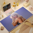 Singer S-Sabrina C-Carpenter Short n Sweet S Mouse Pad Large Desk Mat Keyboard Ergonomic Office Rubber Game PC Non-slip Anti-fra