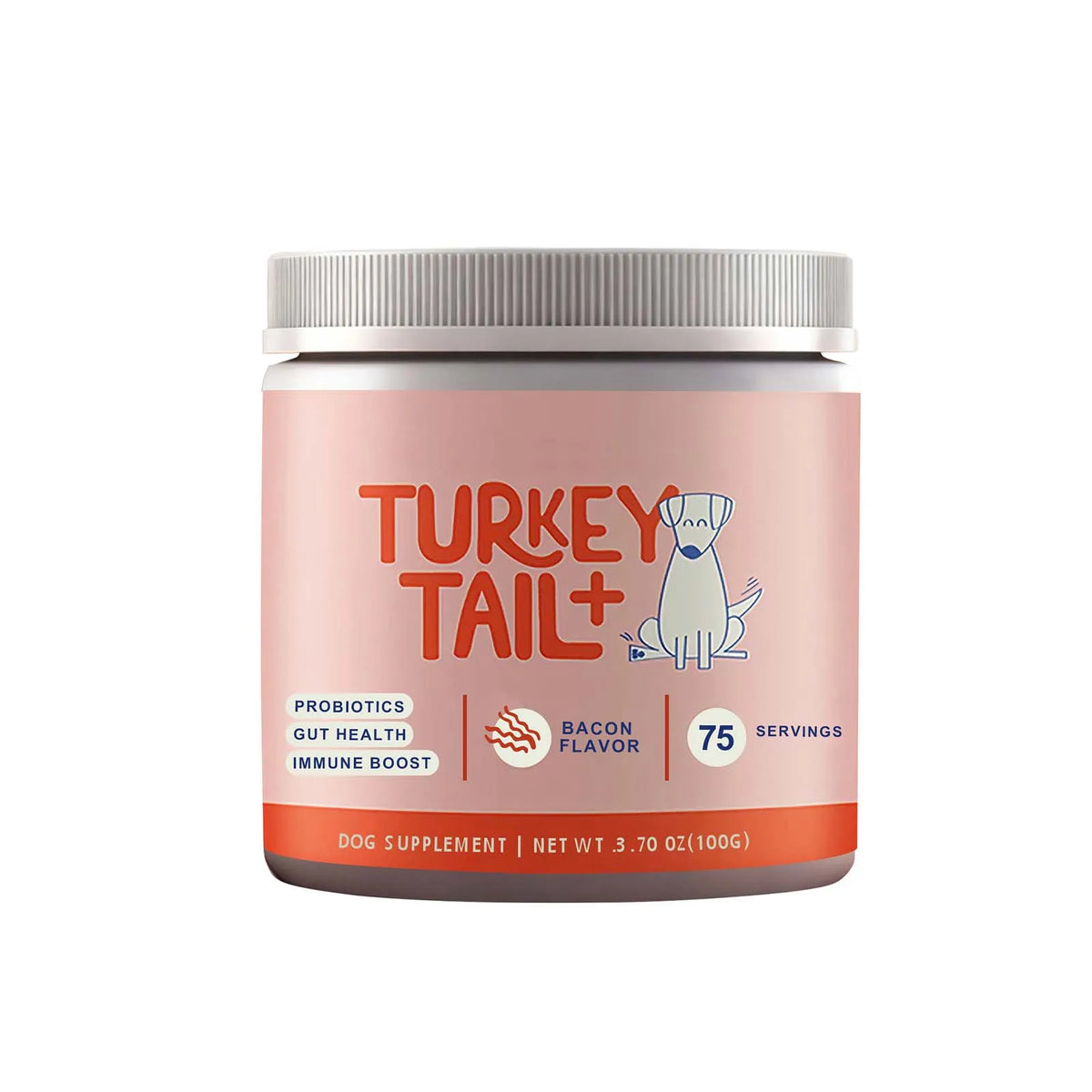 Dog Probiotic Soft Granules Turkey Tail Mushroom Vitamin Supplement Gentle Nourishment Support Gut Health Daily Pet Health Care
