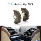 2/3PCS Set Car Front Air Conditioning AC Vent Rolling Wheel For Mercedes BENZ E Class W211 E200 E300 E230 E260 E280 2003-2008