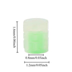 10pcs Luminous Valve Stem Cap Universal Car Decor