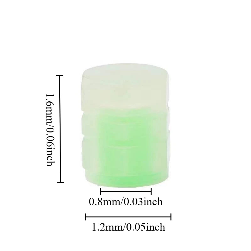 10pcs Luminous Valve Stem Cap Universal Car Decor