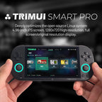 AMPOWN Trimui Smart Pro Consoles 4.96'' IPS Screen Handheld Game Players Linux System Emulator Portable Console Retro Video Game
