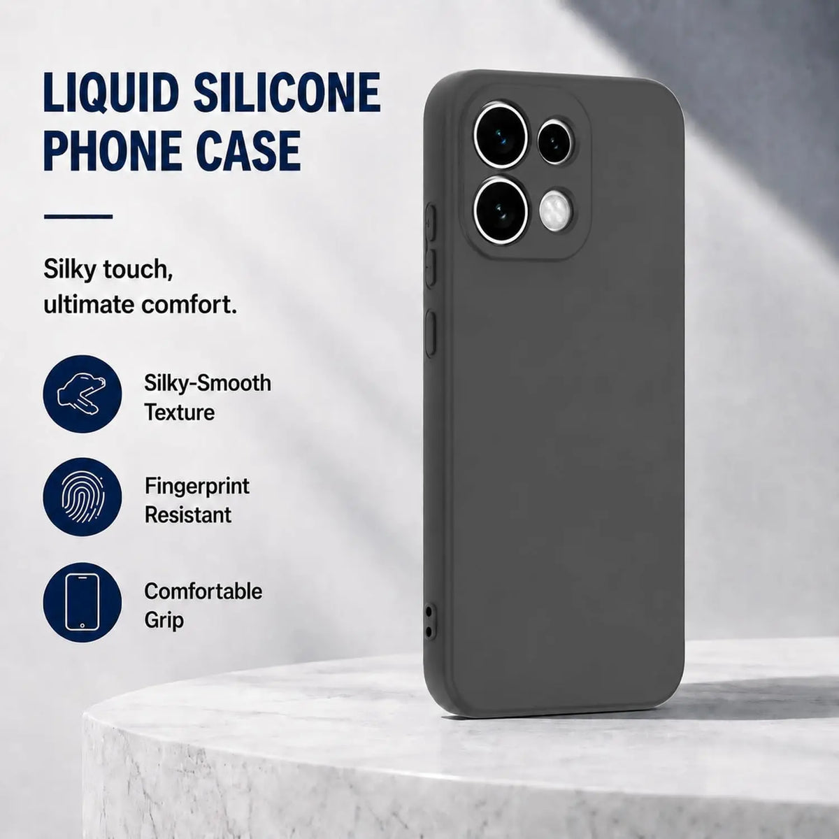 Flexible Liquid Silicone Case For Xiaomi Redmi 17 5G 4G  Protective Cover Colorful TPU Fundas Coque Capa