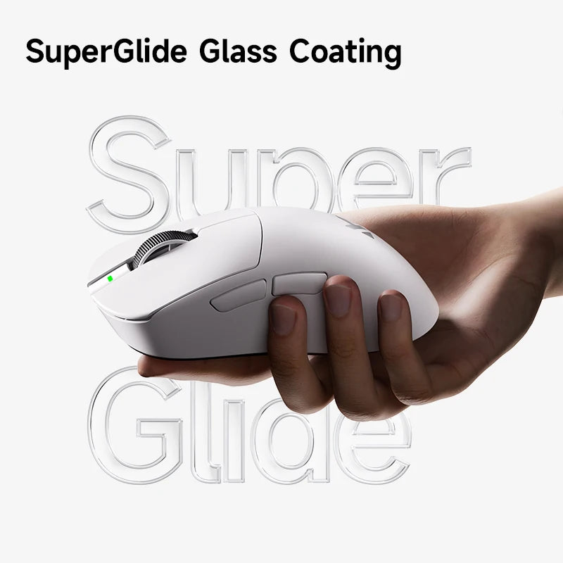 MCHOSE A7 Ultra RE Gaming Mouse 8000Hz Polling Rate Ergonomic Design 20000fps 42000DPI 750IPS Super Glide Coating 500mAh Battery