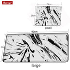 White Mousepad Art Mats 3 Mm Slipmat 900x400 Mouse Pad Xl Original Deskmat Home Office Carpet Substrate on The Table for Pc