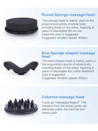 AOKO G5 Vibrating Massage Machine With 5 Massage Heads For Arms Waist Body Massage Anti Cellulite Body Slim Shape for SPA