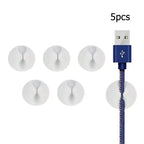 20PCS Cable Clip Winder Organizer Round Charger Cord Clips Desk Tidy Management Wire Adhesive Holder Clamp in Home Office Car