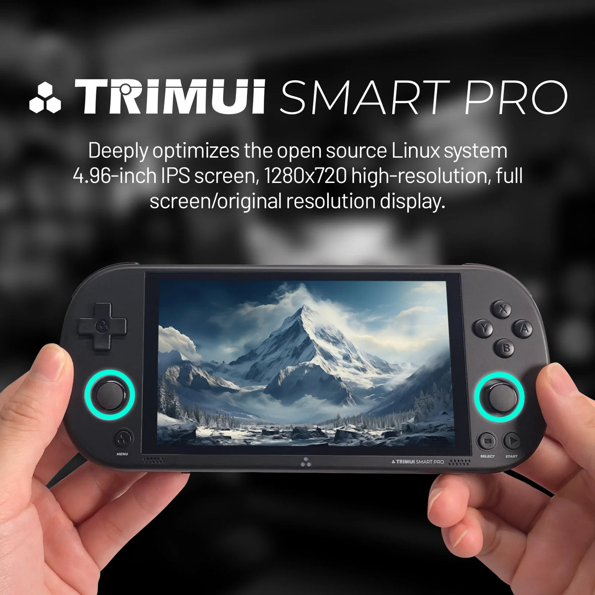 TRIMUI Smart Pro Handheld Game Players 4.96'' IPS Linux Emulator Portable Retro Video Game Consoles PSP Player Gift