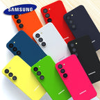 For Samsung Galaxy S26 S25 S24 S23 S22 Plus FE Ultra A56 A55 A54 A17 A16 Silicone Case Shockproof Soft-Touch Back Cover Funda