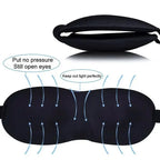 3D Sleep Mask Eye Mask for Travel Yoga Nap Lightweight Breathable Eye Cover Night Sleep Block Out Light Eyepatch for Women Men