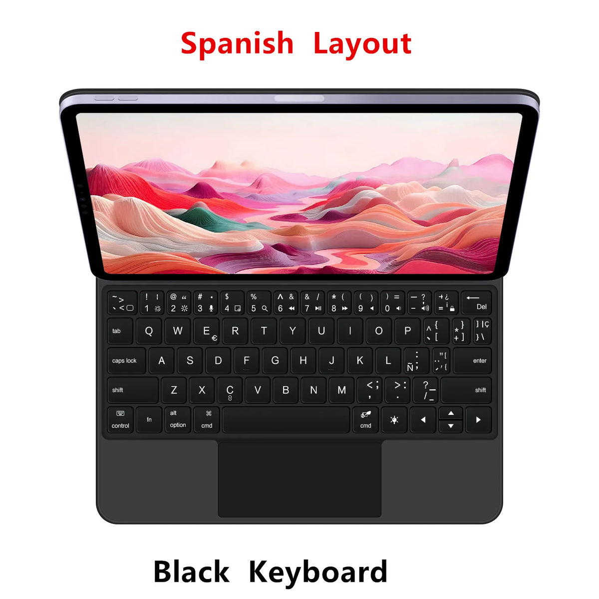 Magic Keyboard Folio For Xiaomi Pad 7 2024 Mi Pad 7 8 Pro 11.2' Tablet Smart Case For Xiaomi Pad 8 Spanish German Keyboard Cover