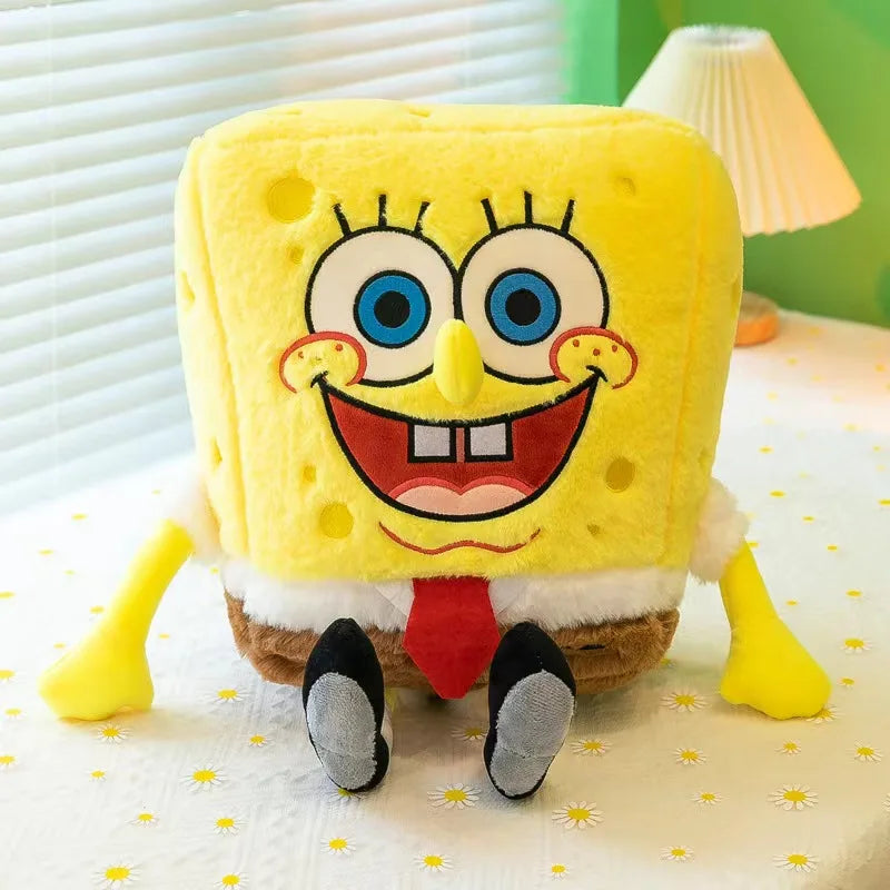 35-100CM SpongeBob Doll SquarePants Patrick Star Plush Anime Cartoon Toy Soft Cute Stuffed Collection Children's Birthday Gift