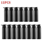 1-15PCS Portable Stainless Steel Bicycle Water Bottle Straight Drinking Outdoors Sports Travel Kettle Metal Water Bottle