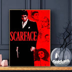 Movie S-ScarfaceS Poster HD Art Sticky Wall Waterproof Home Living Room Bar Decoration