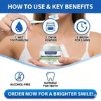 With Hydroxyapatite10%-Infused Winter Whitening Tooth Powder: Enamel Repair, Deep Cleaning & Long-Lasting Fresh Breath