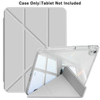 3+Y-fold Flip Clear Cover For iPad 10th 11th Gen 2025 7/8/9 10.2'' Start Case For Air 4 5 6 7 11 For Air 2 9.7 Pro 11 Mini 6 7