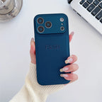 Personalized Luxury Customized Name 3D DIY Hot Engrave Faux Leather Phone Case For IPhone18 17 16 15 14 13 Pro Max Plus Air