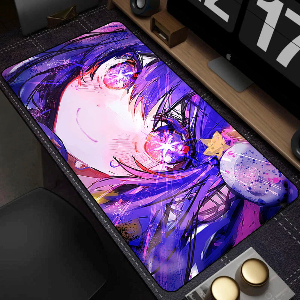 Gaming Accessories Mause Pads Oshi No Ko Hoshino Ai Computer Mouse Pad Carpet Kawaii Girl Deskmat Keyboard Pads коврики для мыши