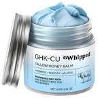 Copper Peptides GHK-Cu Beef Tallow for Skin: Blue Balm Manuka Honey Face and Body Moisturizer for Mature, Dry & Sensitive Skin